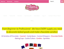 Tablet Screenshot of lynnscakeandcandy.com